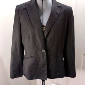 Kasper Dk Grey Blazer Sz 12